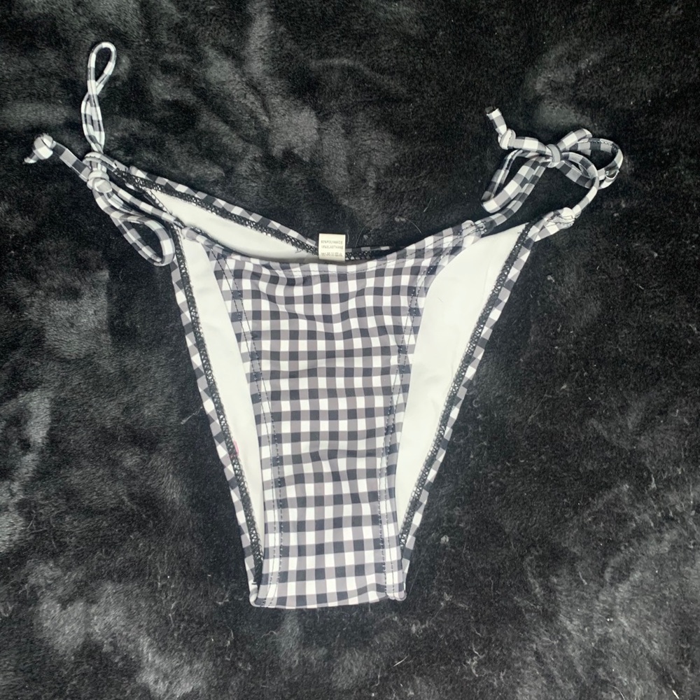 plaid bikini bottoms
